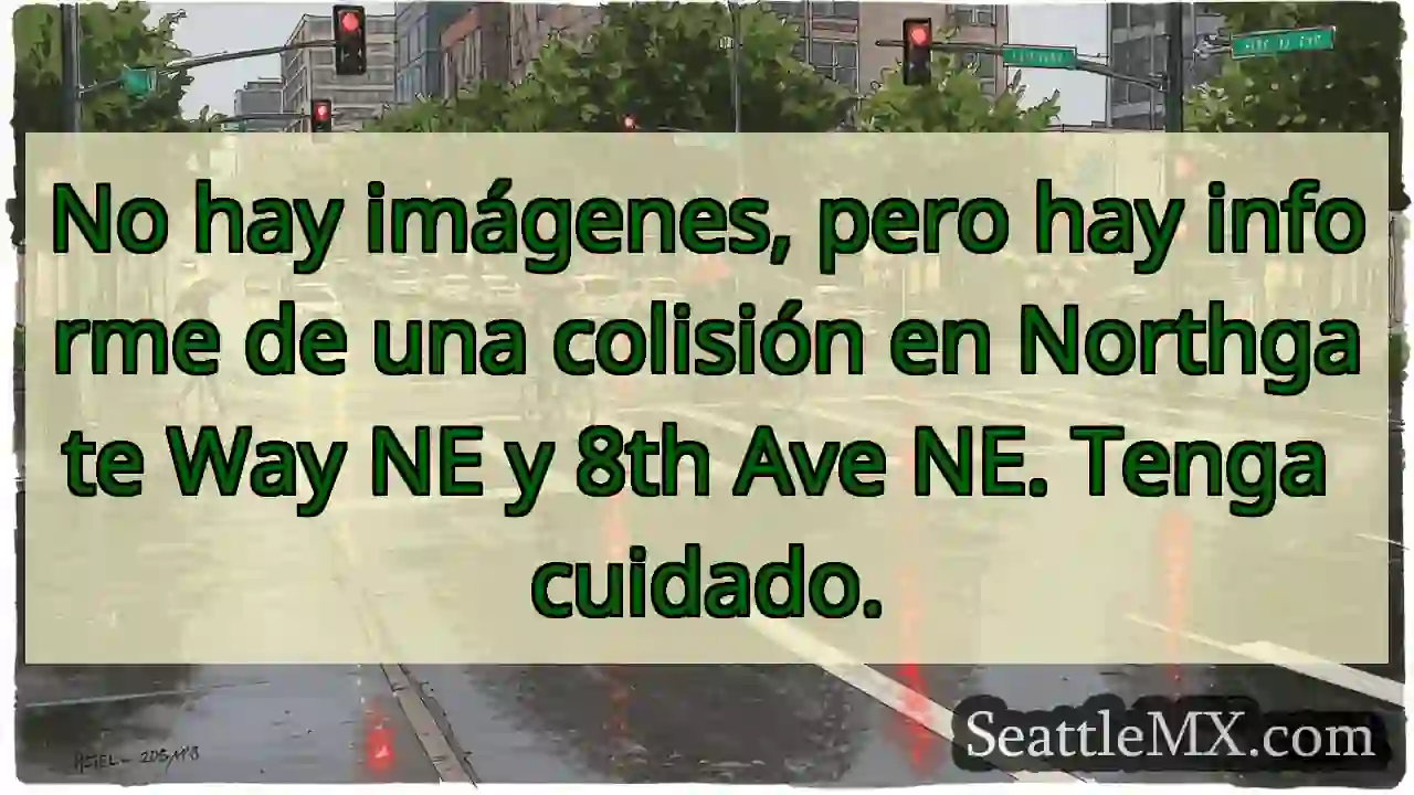 No hay imágenes, pero hay informe de una colisión