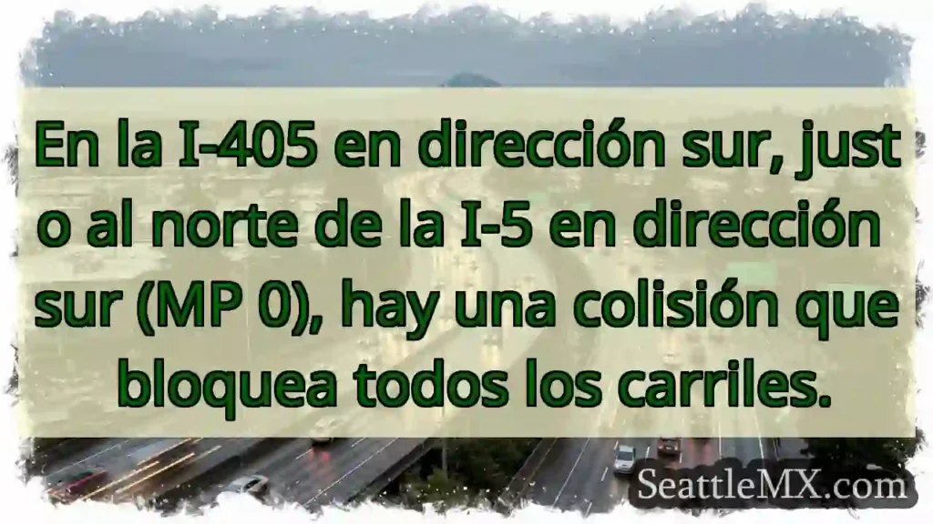 En la I-405 en dirección sur, justo al norte de