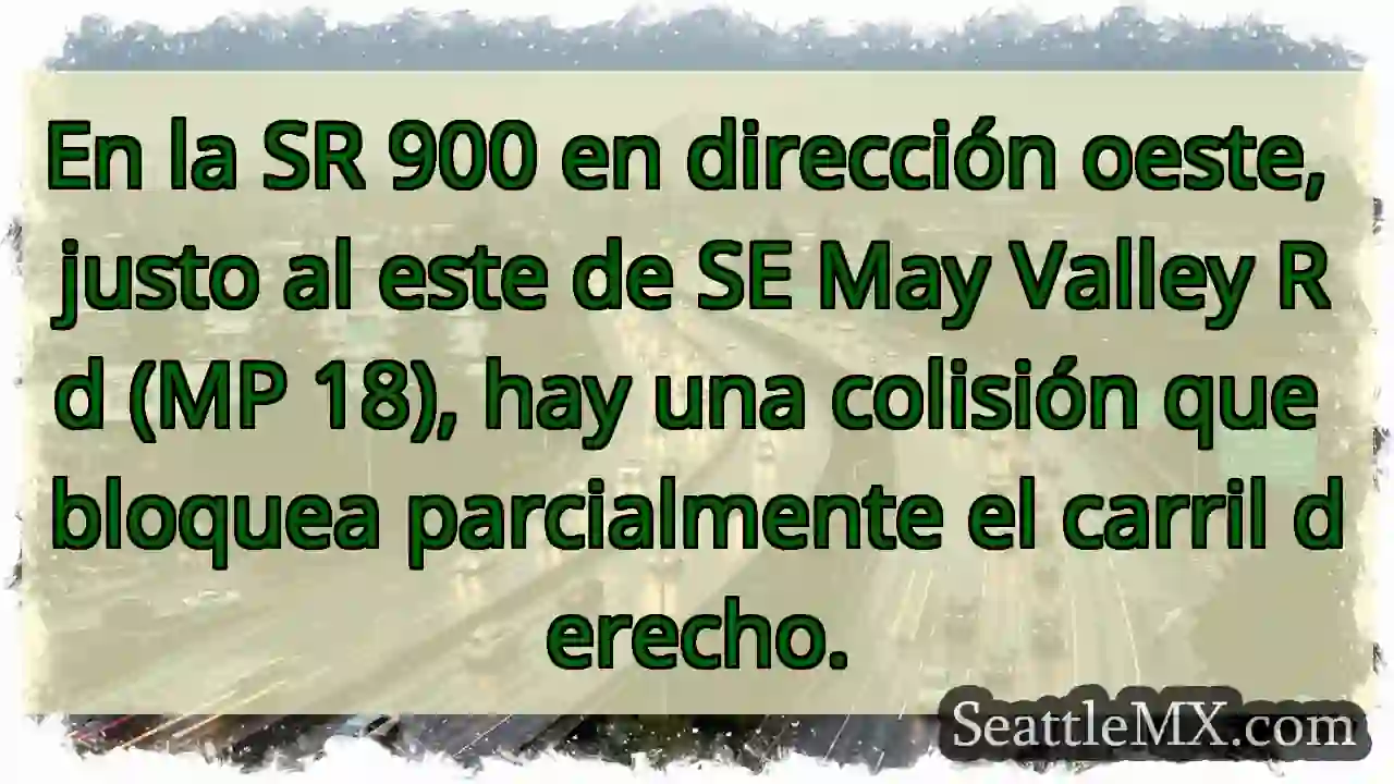 En la SR 900 en dirección oeste, justo al este de 1 En la SR 900 en dirección oeste, justo al este de
