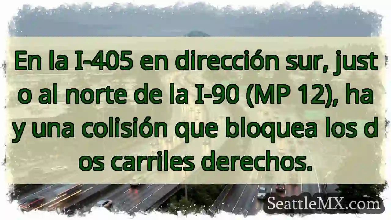 En la I-405 en dirección sur, justo al norte de