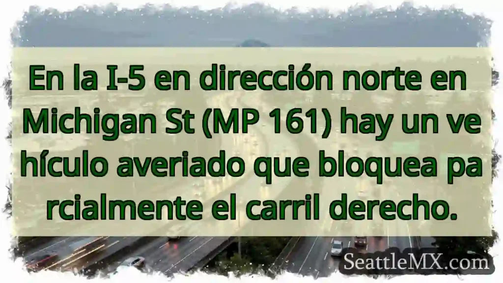 En la I-5 en dirección norte en Michigan St (MP