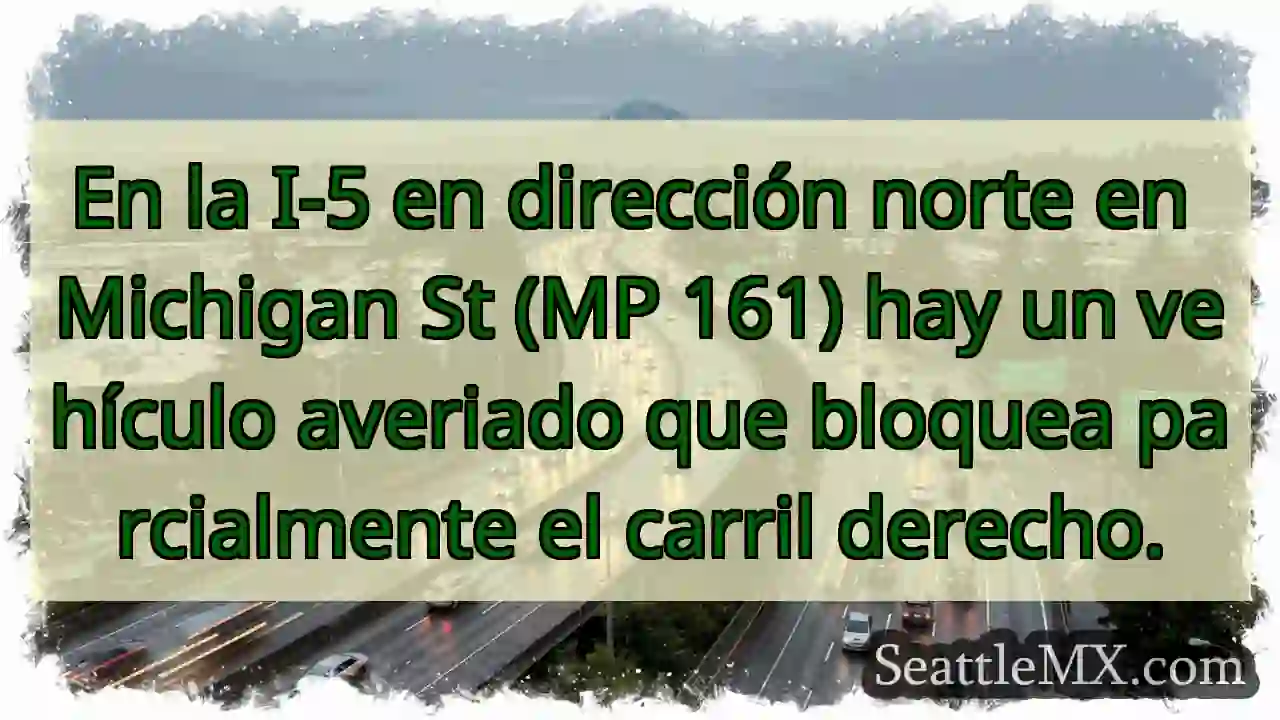 En la I-5 en dirección norte en Michigan St (MP