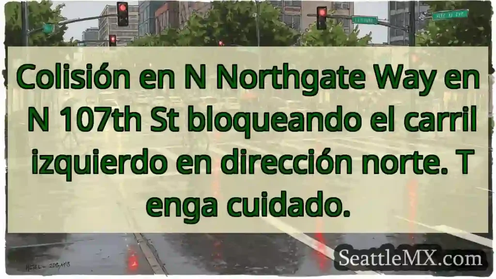 Colisión en N Northgate Way en N 107th St