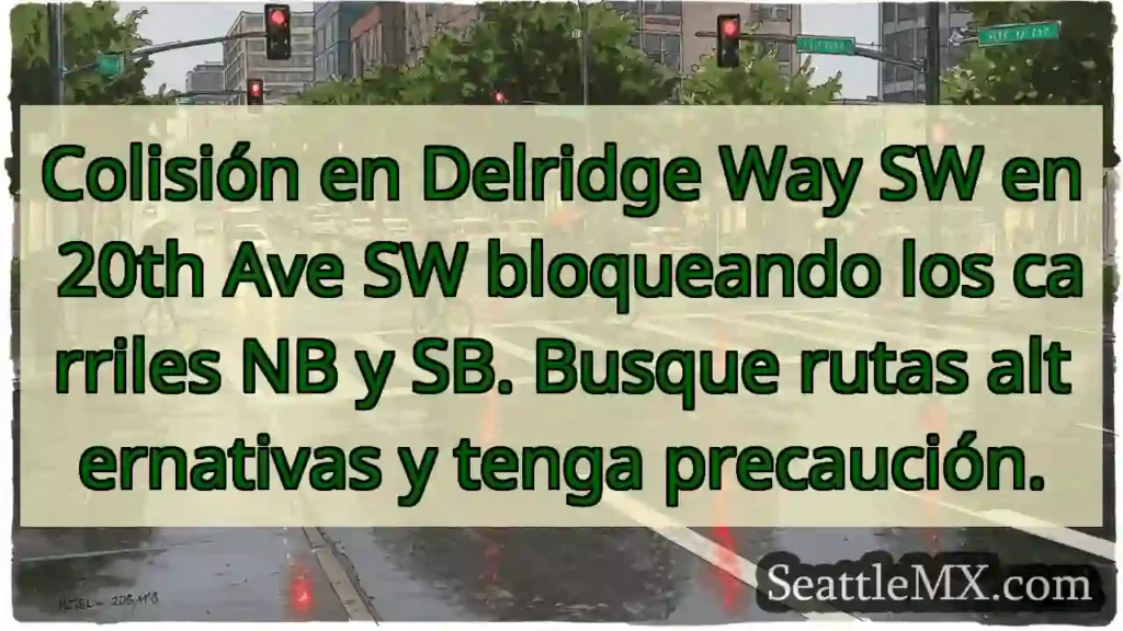 Colisión en Delridge Way SW en 20th Ave SW