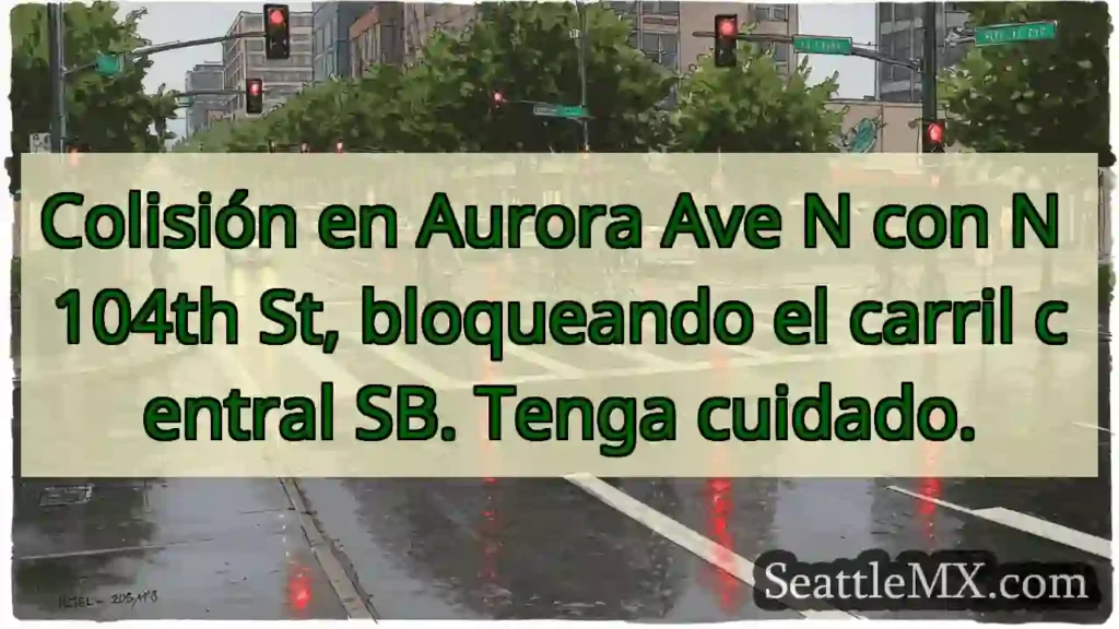 Colisión en Aurora Ave N con N 104th St,