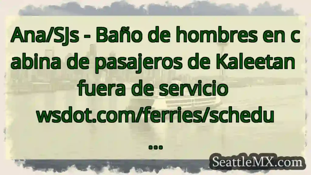 Ana/SJs - Baño de hombres en cabina de pasajeros