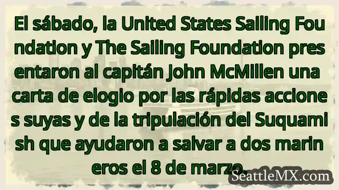 El sábado, la United States Sailing Foundation y
