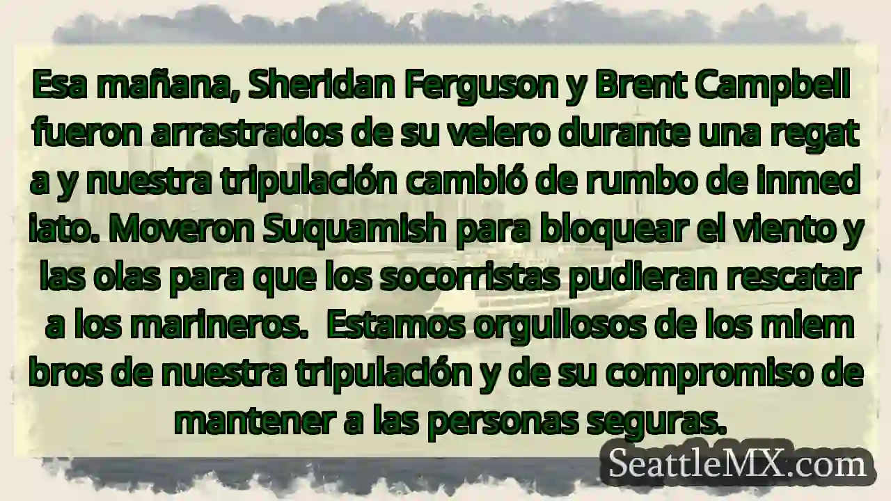 Esa mañana, Sheridan Ferguson y Brent Campbell