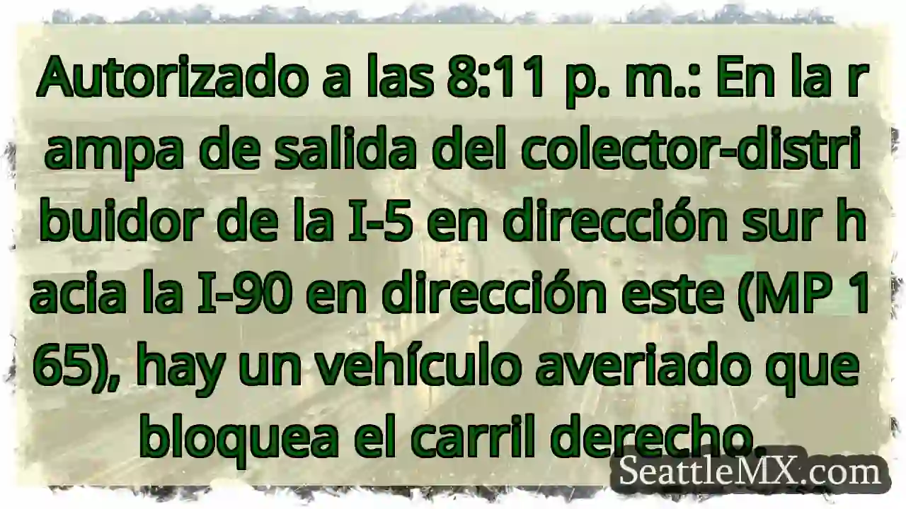 Autorizado a las 8:11 p. m.: En la rampa de