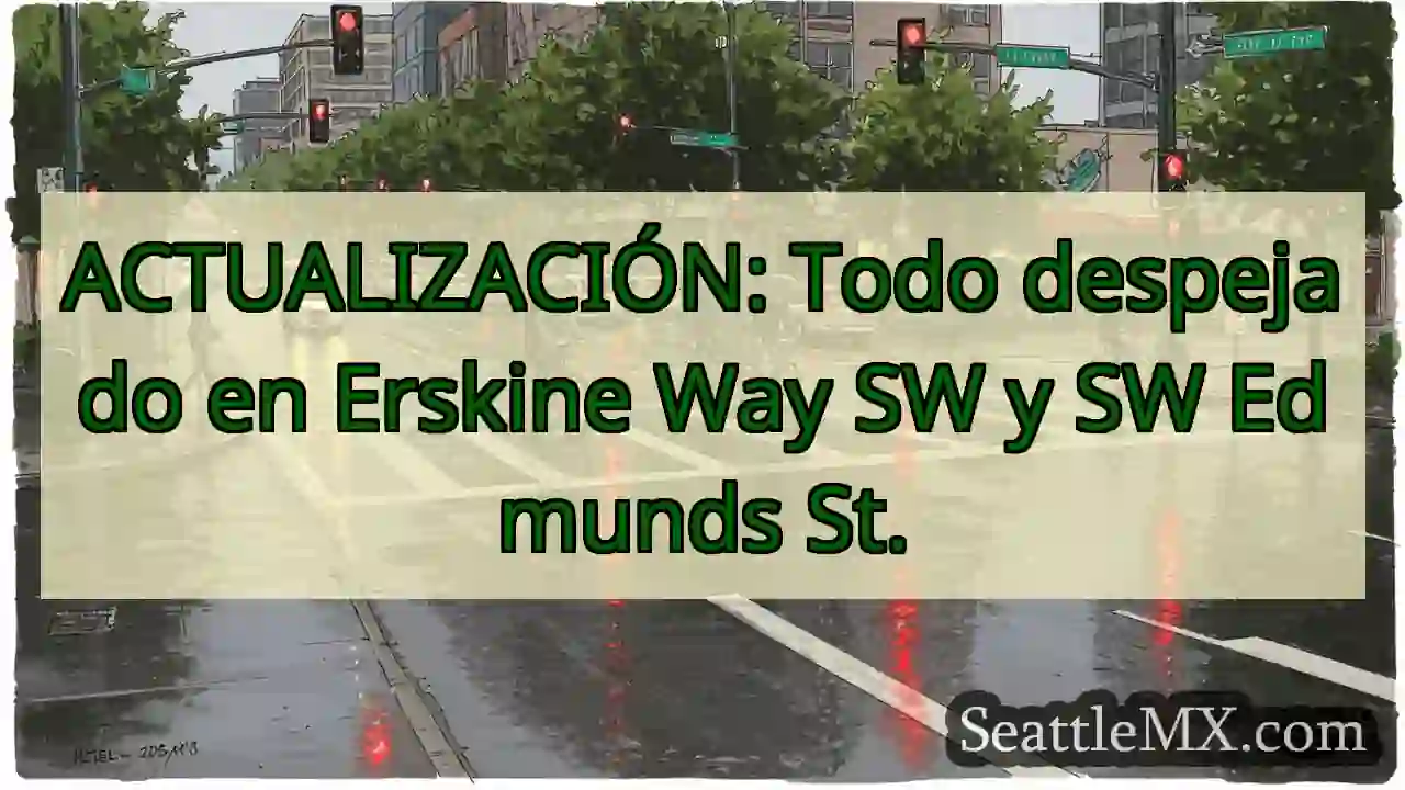 ACTUALIZACIÓN: Todo despejado en Erskine Way SW y
