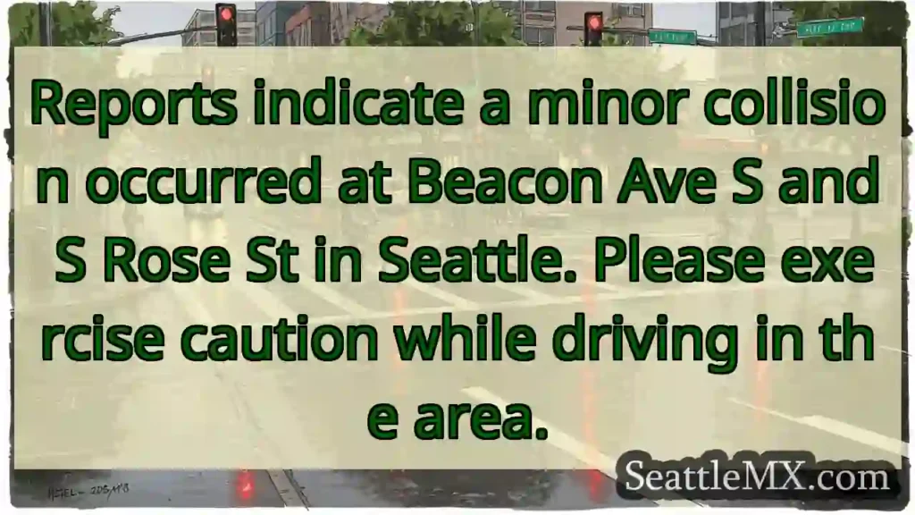 Minor Collision - Beacon Ave S & S Rose St