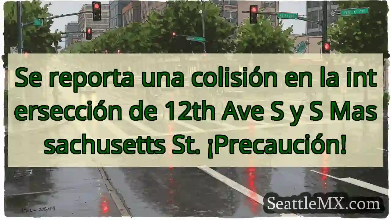 ¡Choque! 12th Ave S y S Massachusetts St.
