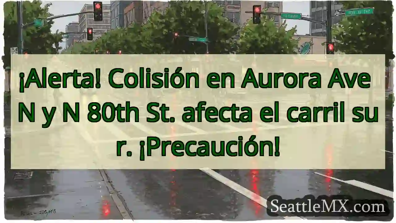 ¡Choque! Aurora & 80th. ¡Cuidado!