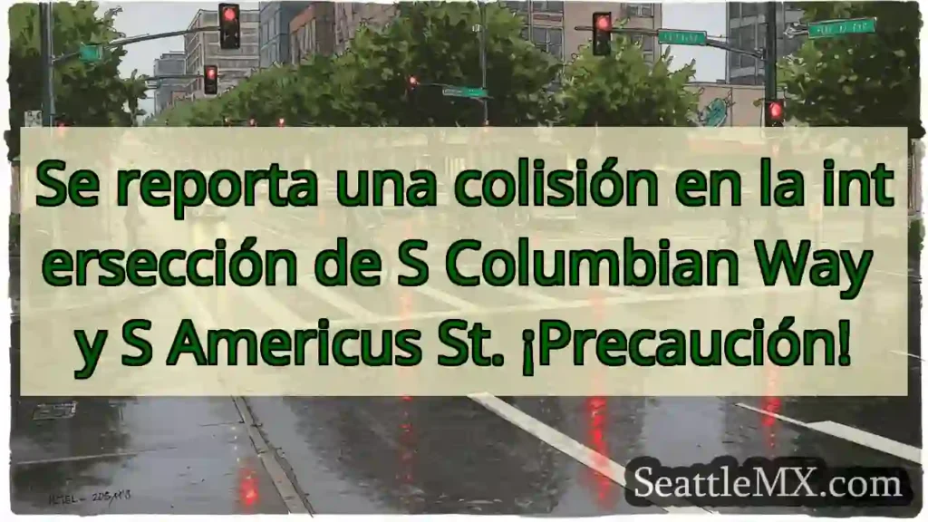 ¡Colisión! S Columbian & Americus. ¡Cuidado!