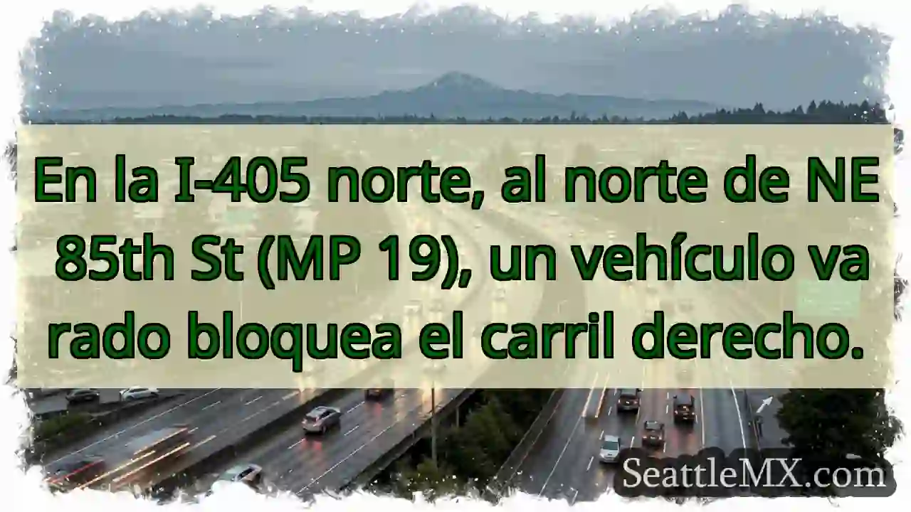 Vehículo varado I-405 N. ¡Cuidado! ⚠️