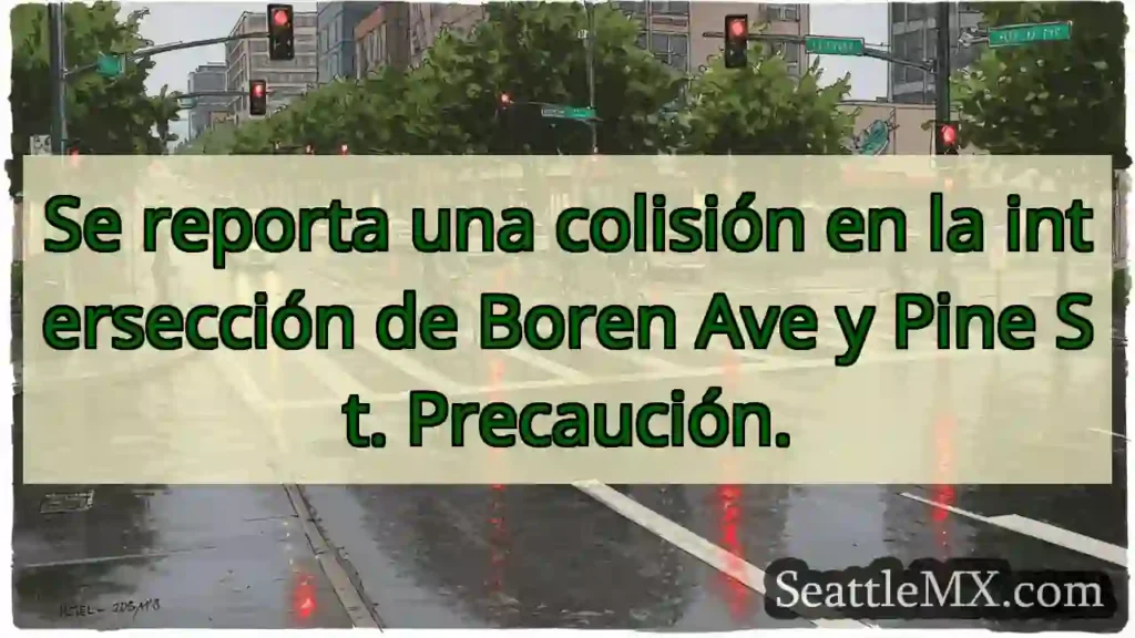 ¡Colisión! Boren y Pine. ¡Cuidado!
