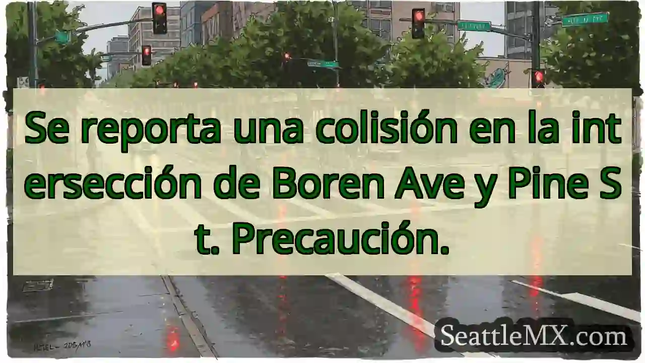 ¡Colisión! Boren y Pine. ¡Cuidado!