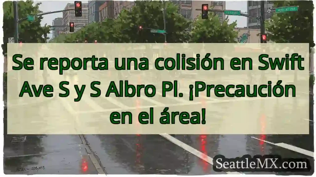 ¡Colisión! Swift Ave S y Albro Pl. ¡Cuidado!