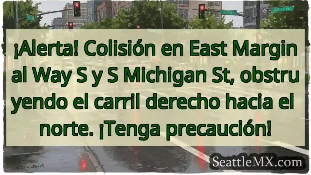 ¡Choque! E Marginal S y Michigan. ¡Cuidado!