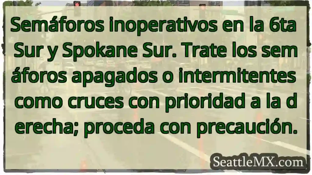 ¡Semáforos fuera! Prioridad a la derecha.