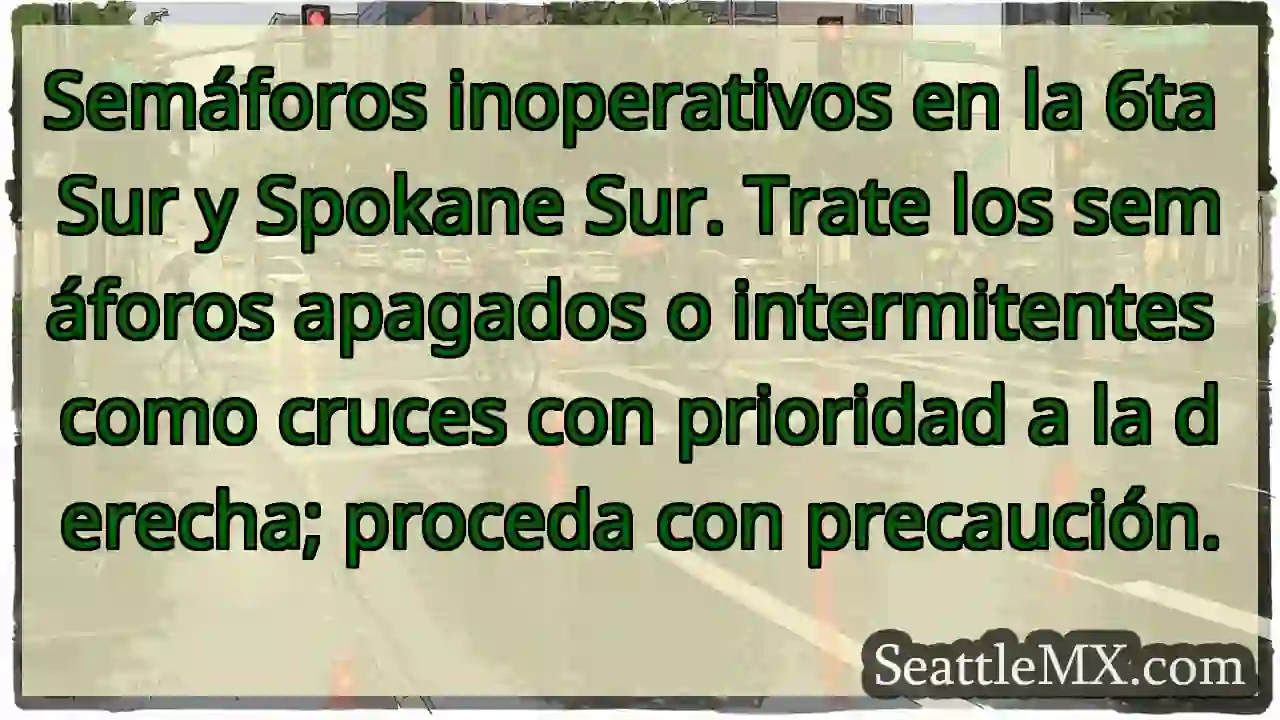 ¡Semáforos fuera! Prioridad a la derecha.