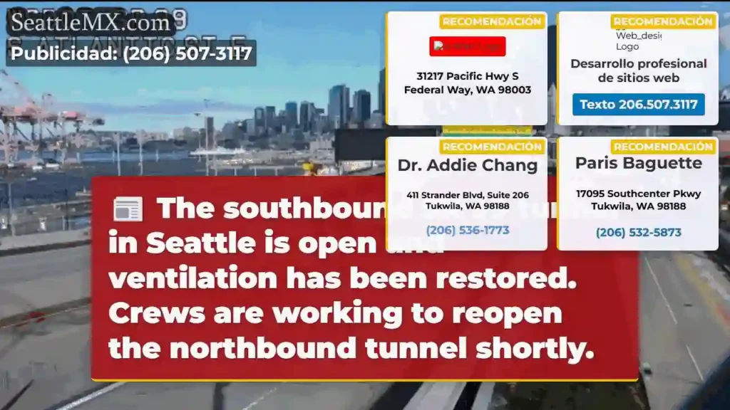 SR 99 Tunnel Southbound Open!