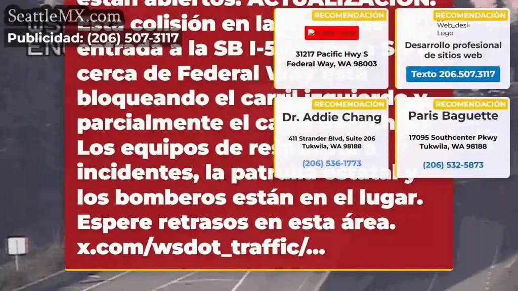AUTORIZADO: Esta colisión en la rampa de entrada