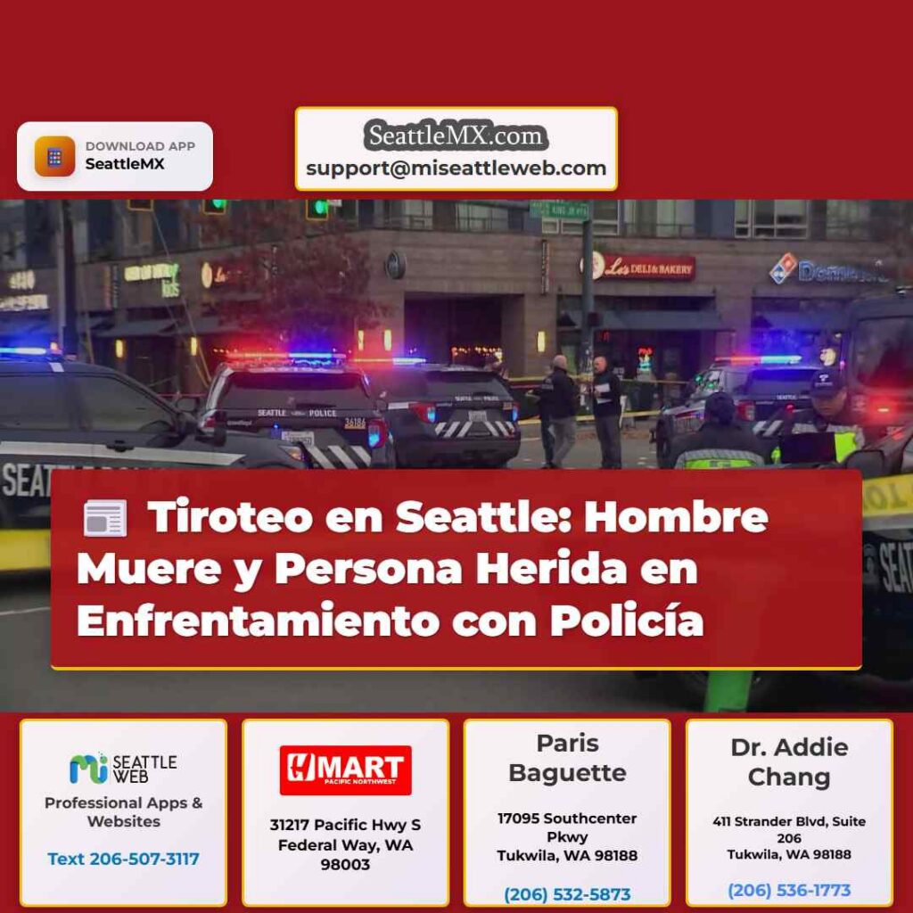 Tiroteo en Seattle: Hombre Muere y Persona Herida