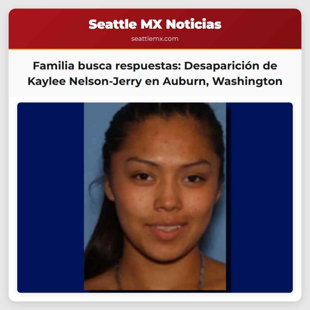 Familia busca respuestas: Desaparición de Kaylee