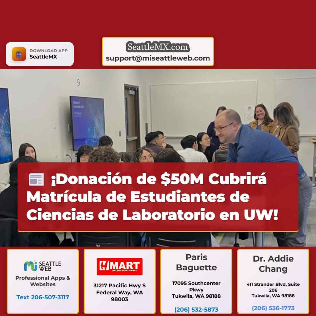 Noticias De Seattle 6 ¡Donación de $50M Cubrirá Matrícula de