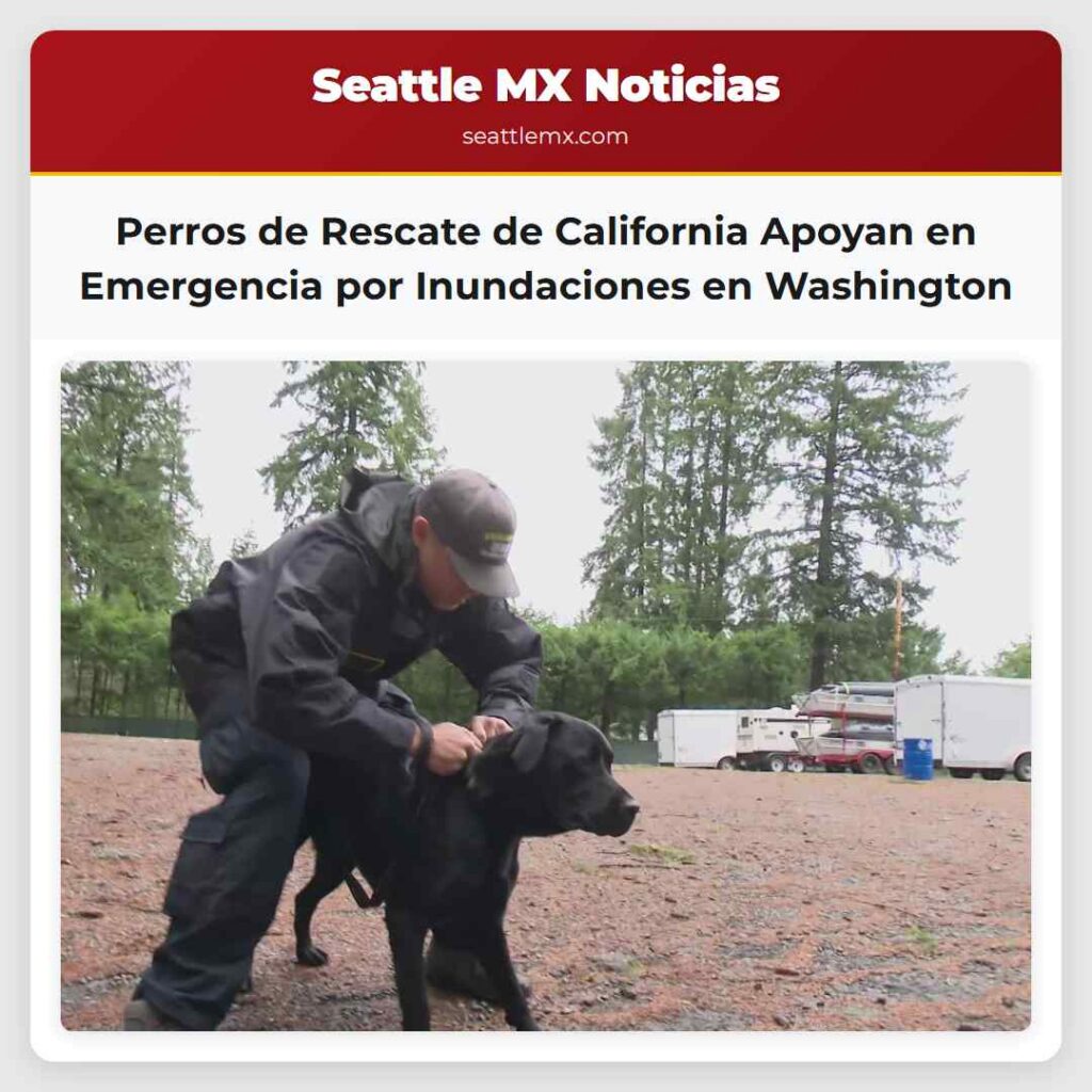 Perros de Rescate de California Apoyan en