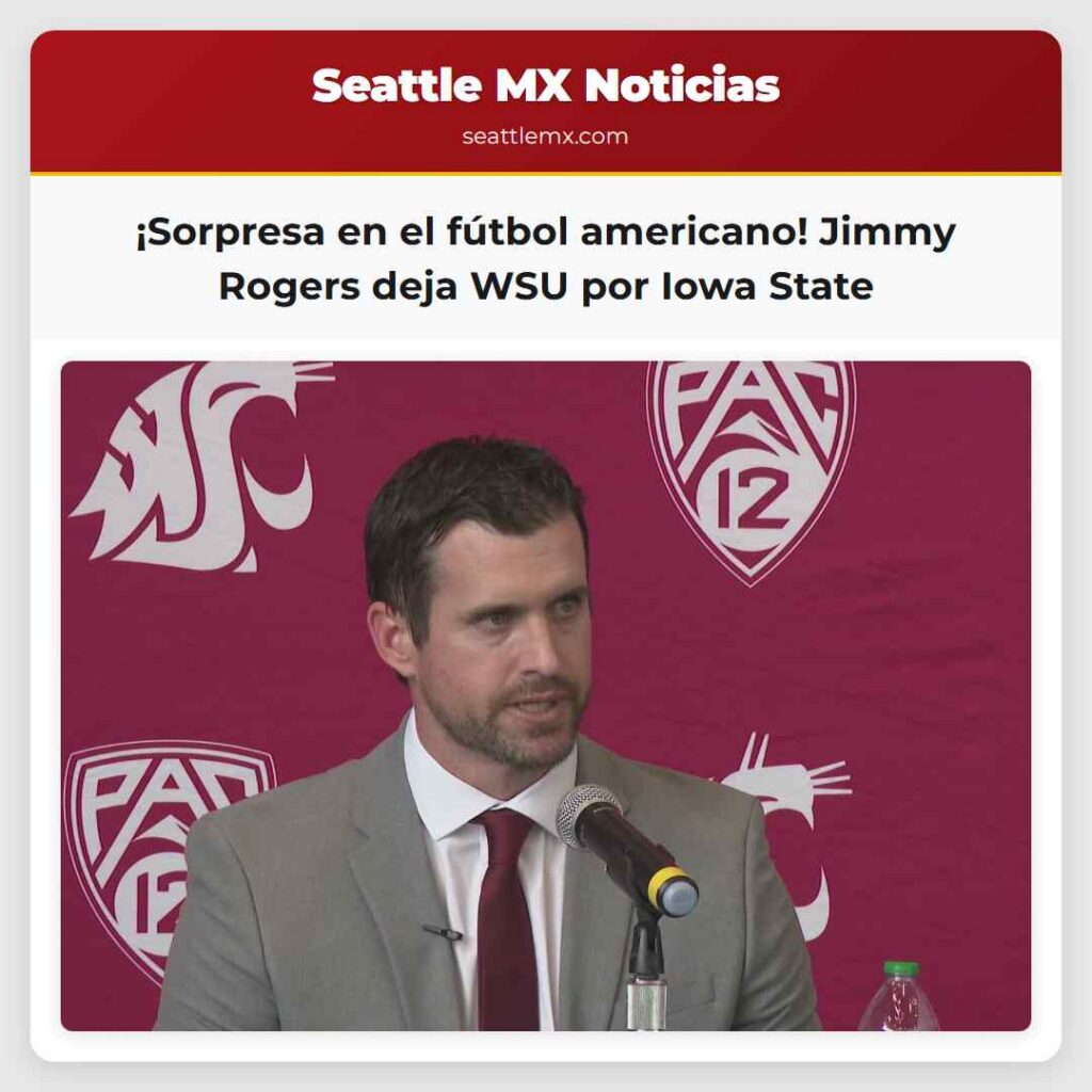 ¡Sorpresa en el fútbol americano! Jimmy Rogers