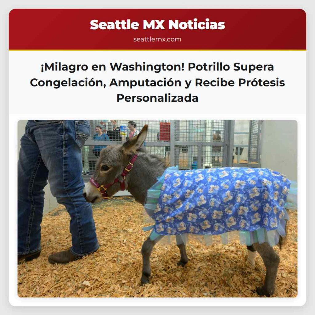 ¡Milagro en Washington! Potrillo Supera