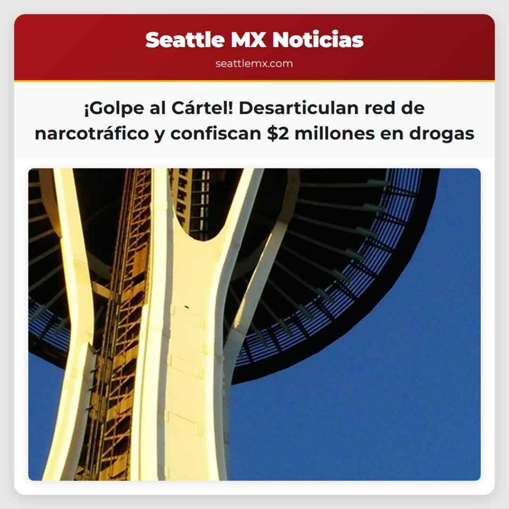 ¡Golpe al Cártel! Desarticulan red de