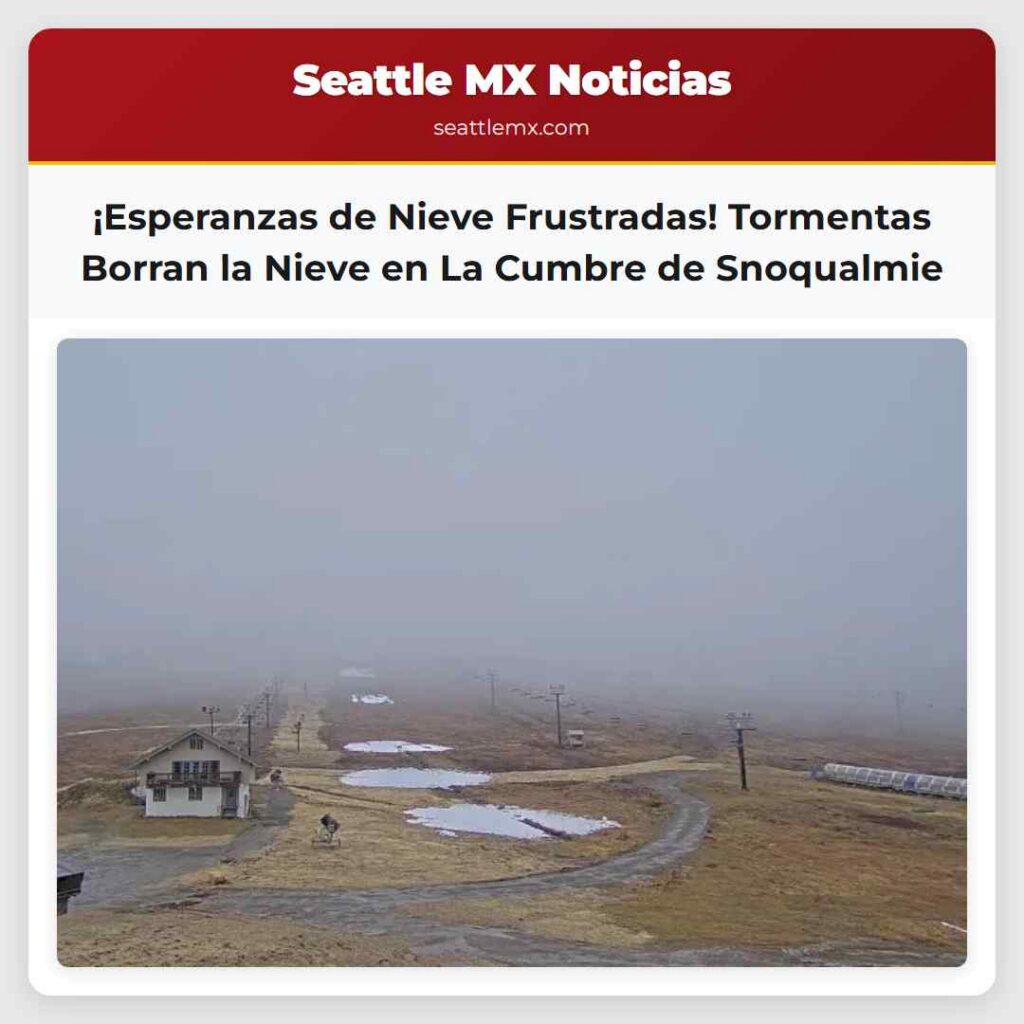 ¡Esperanzas de Nieve Frustradas! Tormentas Borran