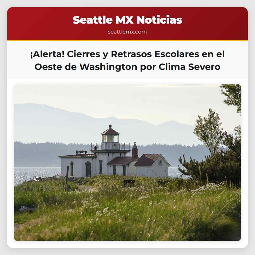 ¡Alerta! Cierres y Retrasos Escolares en el Oeste