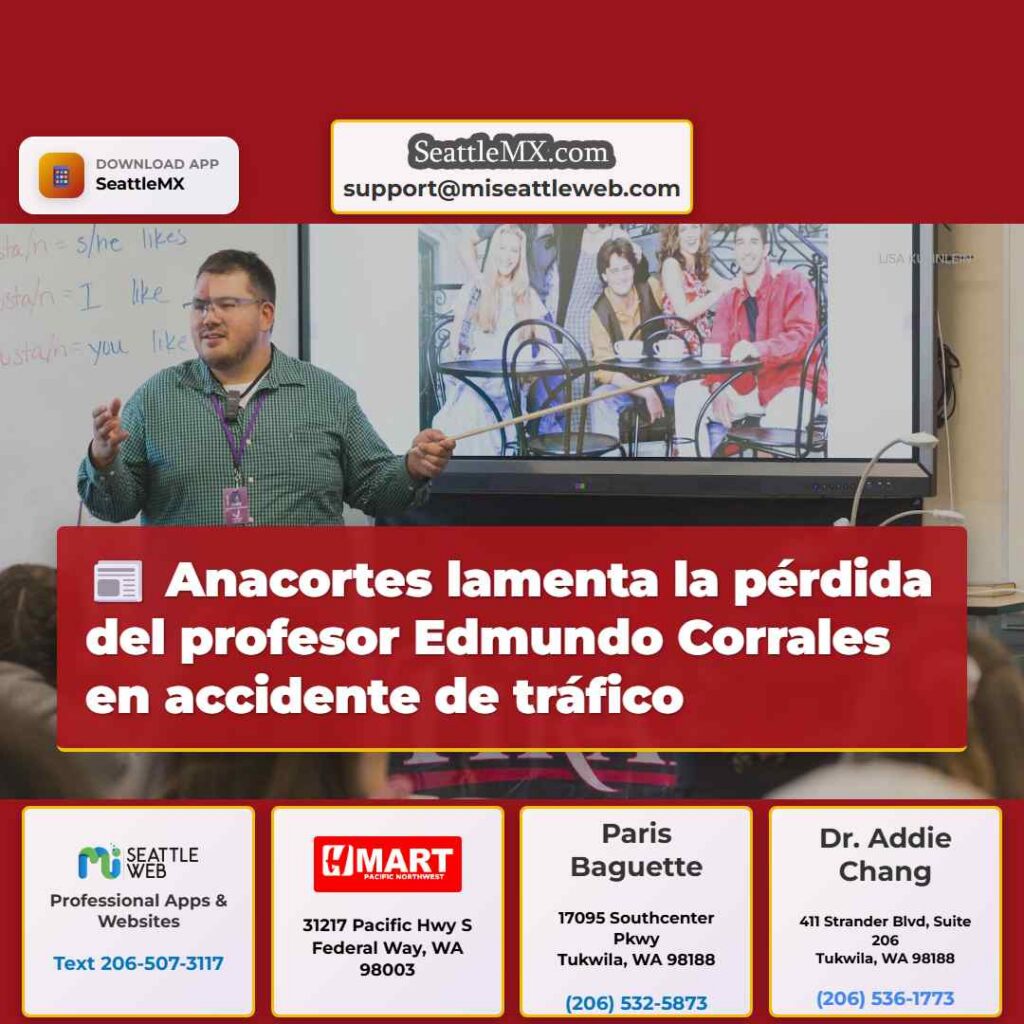 Anacortes lamenta la pérdida del profesor Edmundo