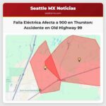 Falla Eléctrica Afecta a 900 Usuarios en el Condado de Thurston Tras Accidente en Sunnydale