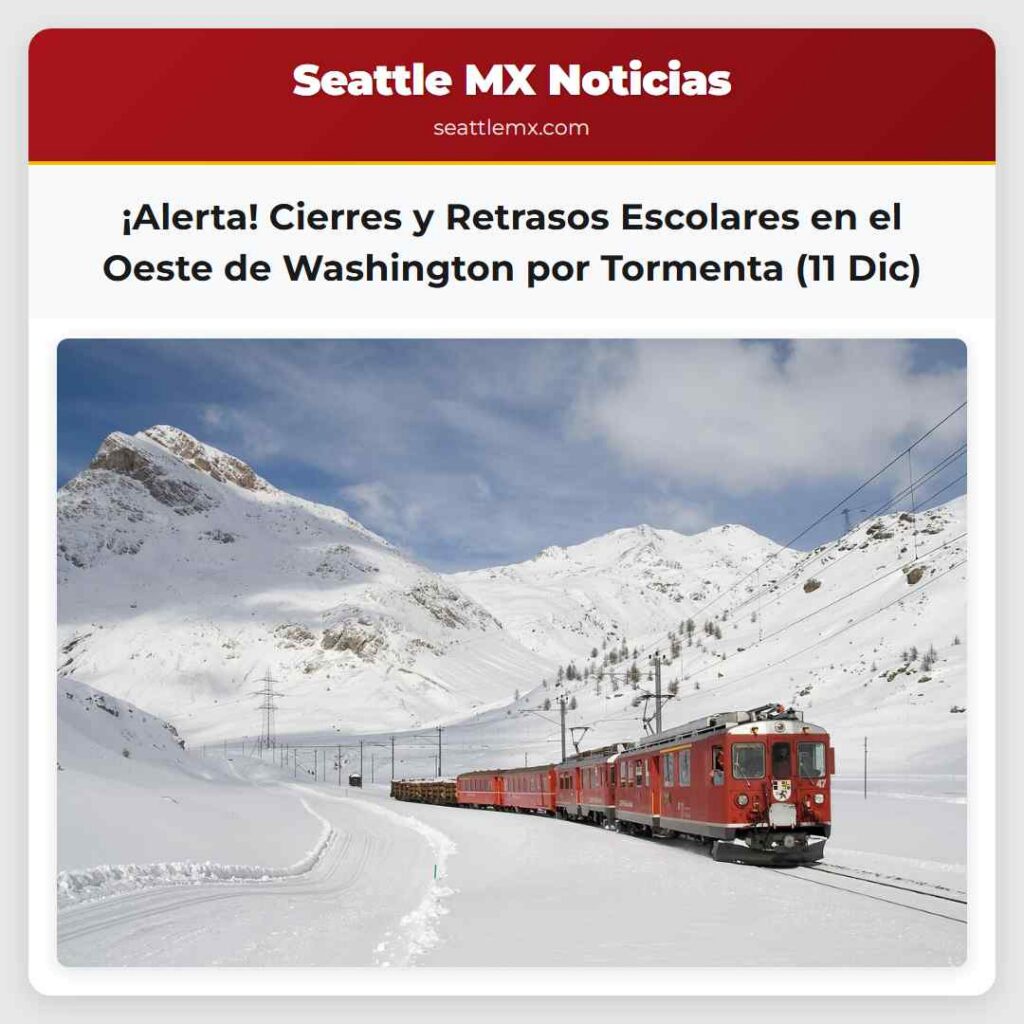 ¡Alerta! Cierres y Retrasos Escolares en el Oeste