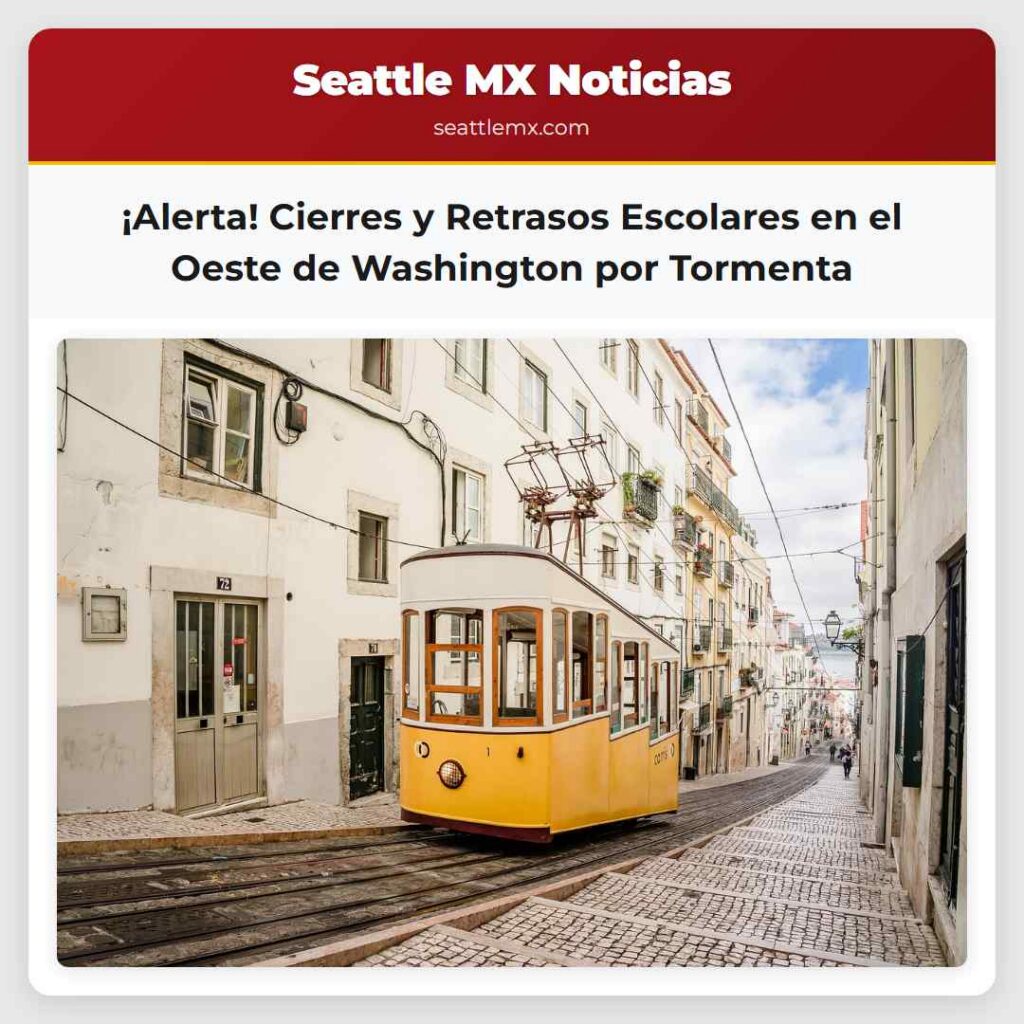 ¡Alerta! Cierres y Retrasos Escolares en el Oeste