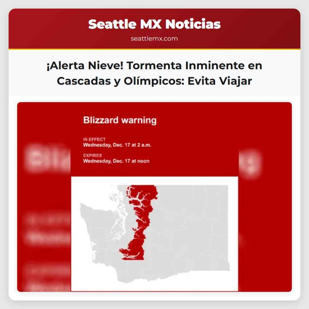 ¡Alerta Nieve! Tormenta Inminente en Cascadas y