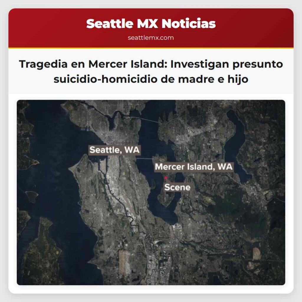 Tragedia en Mercer Island: Investigan presunto