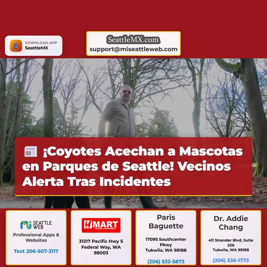 ¡Coyotes Acechan a Mascotas en Parques de