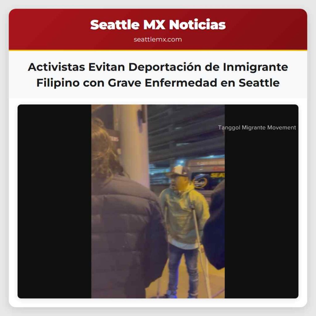 Activistas Evitan Deportación de Inmigrante