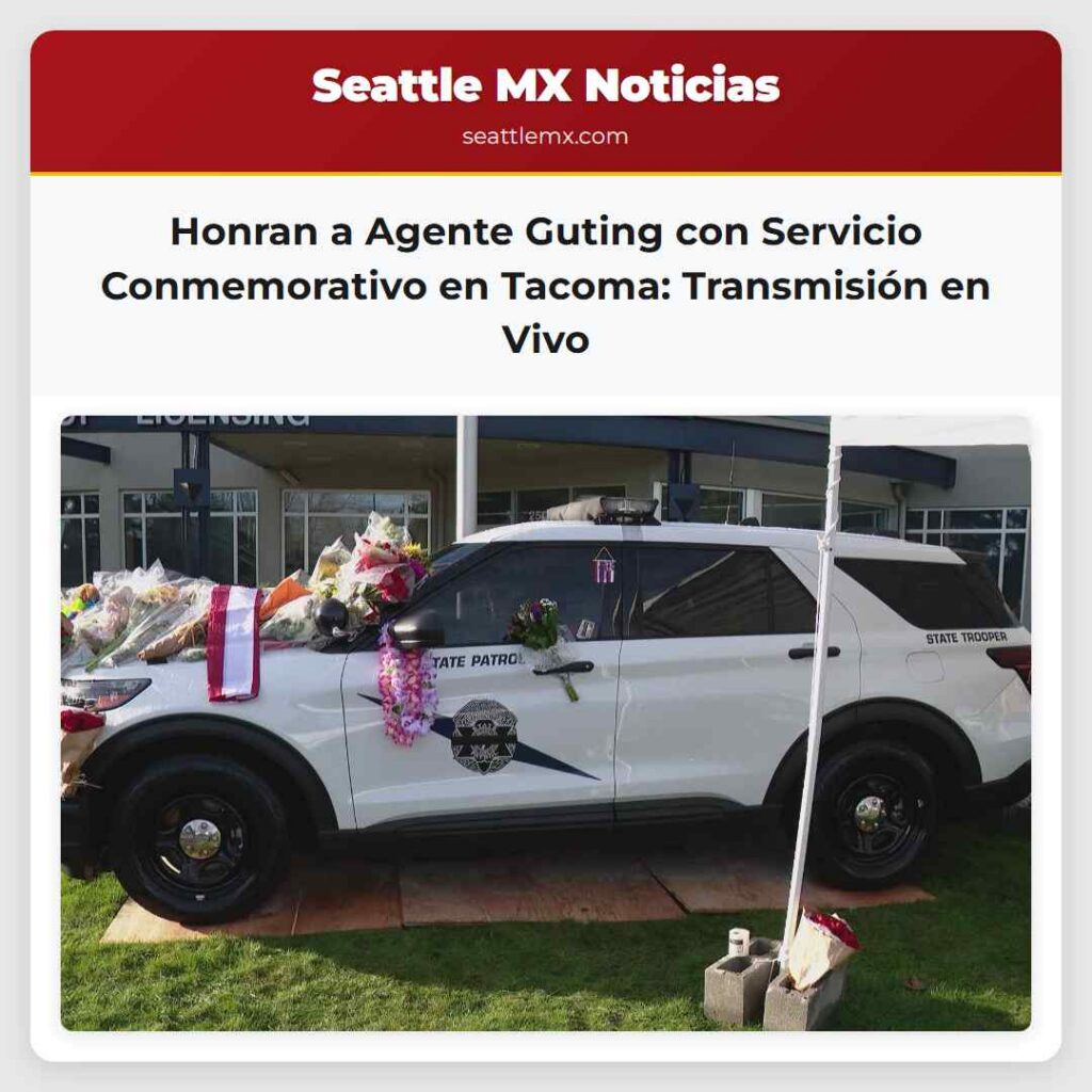 Honran a Agente Guting con Servicio Conmemorativo