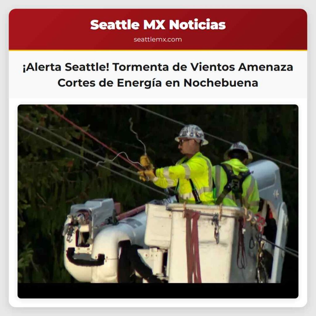 ¡Alerta Seattle! Tormenta de Vientos Amenaza