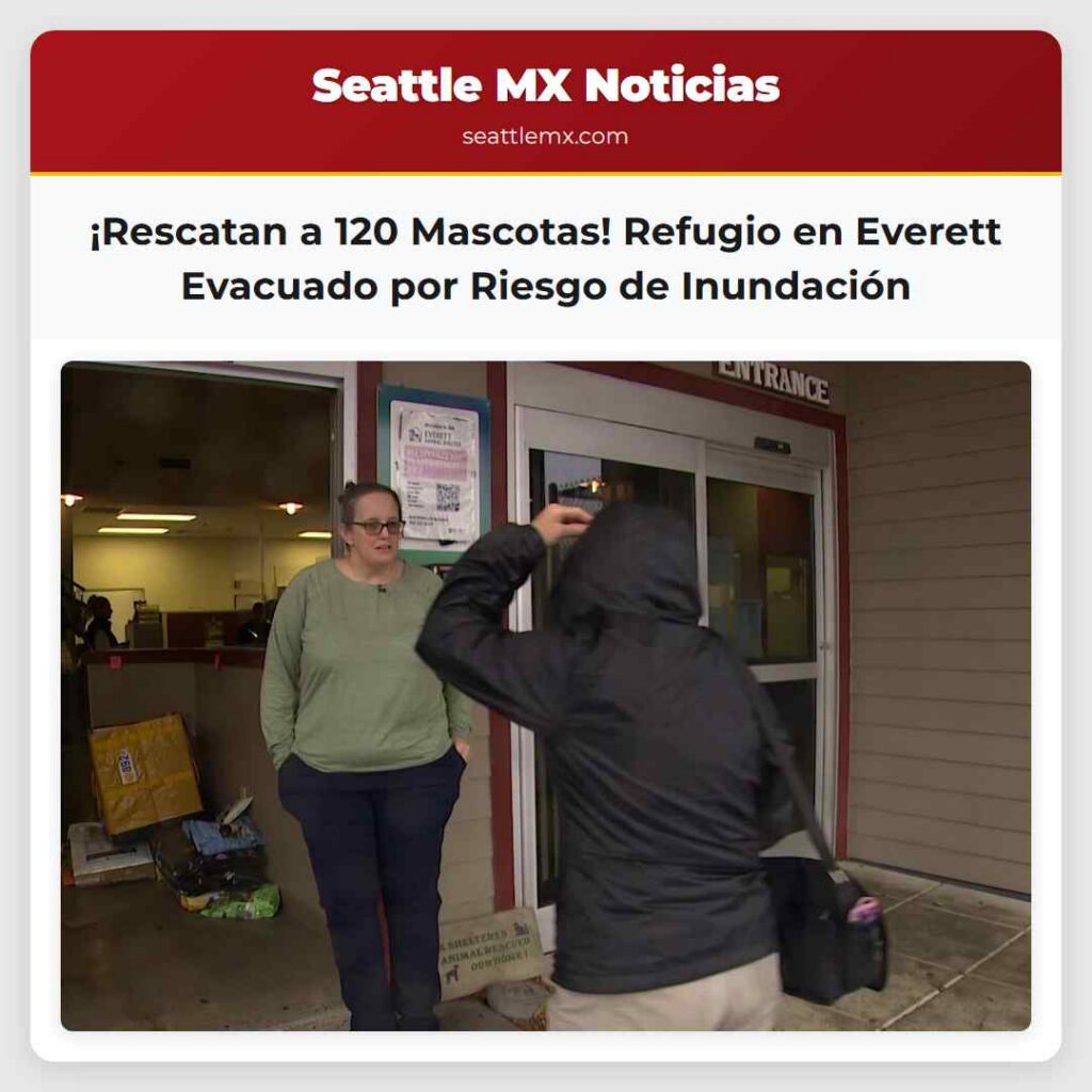 ¡Rescatan a 120 Mascotas! Refugio en Everett