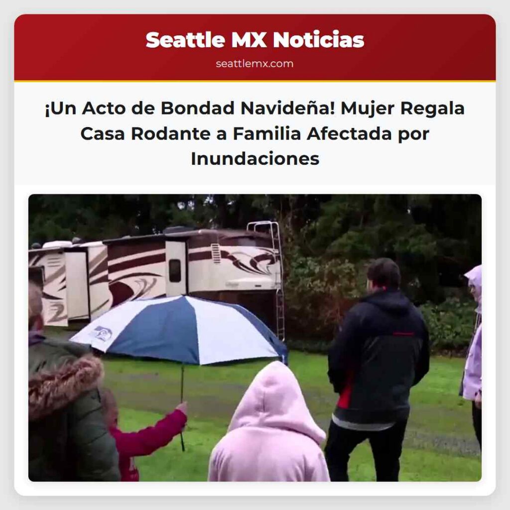 ¡Un Acto de Bondad Navideña! Mujer Regala Casa