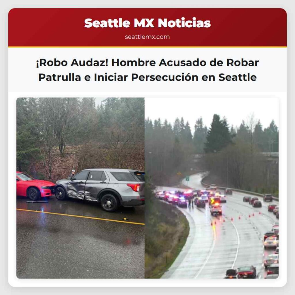 ¡Robo Audaz! Hombre Acusado de Robar Patrulla e