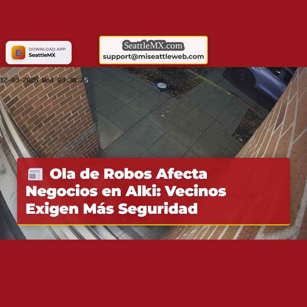 Ola de Robos Afecta Negocios en Alki: Vecinos